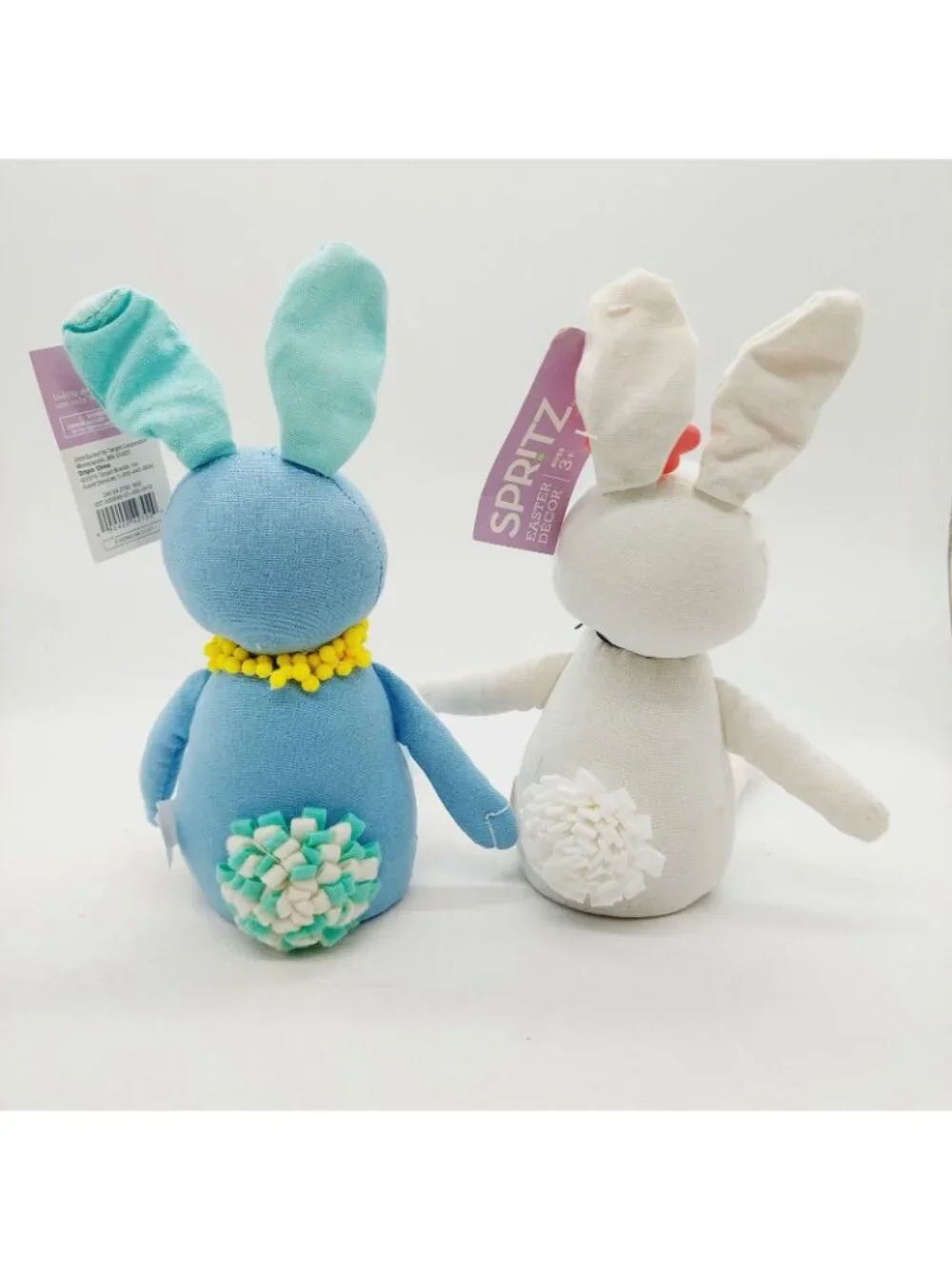 Target Spritz Easter Bunny Rabbits Shelf Sitters Stuffed Animal Plush Set Of 2